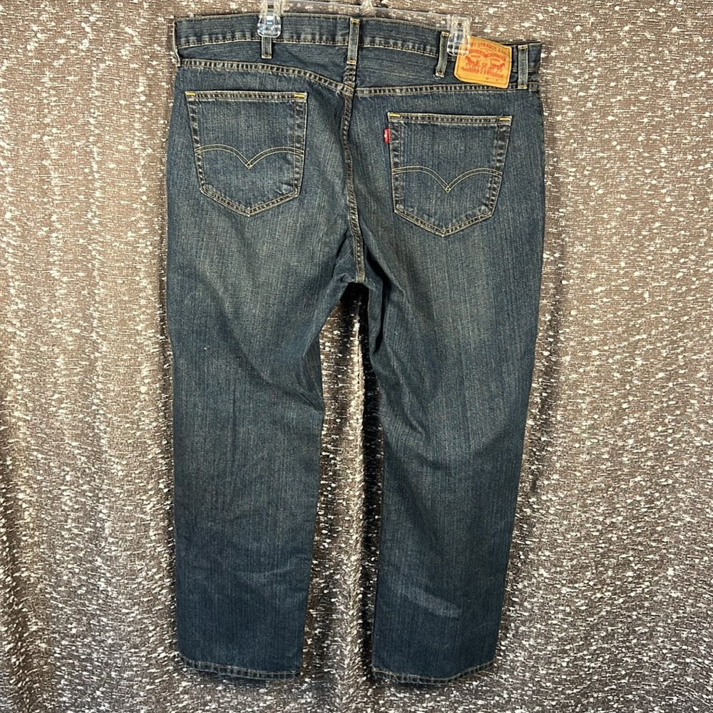 559‎ Relaxed Straight Fit Men's Jeans Size W42 L30 - Picture 10 of 12